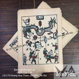 Tranh Đông Hồ Múa Rồng